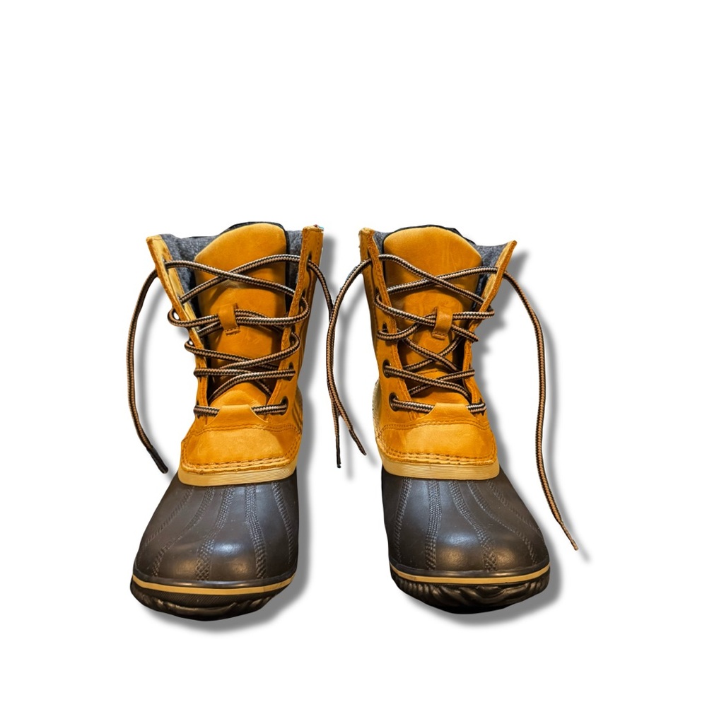 Sorel Women's Tan and Gray Winter Boots